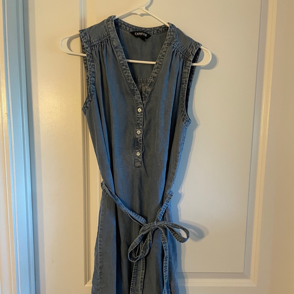 Express small jean dress